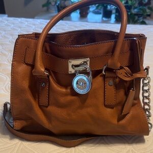 Michael Kors Tan Leather Satchel